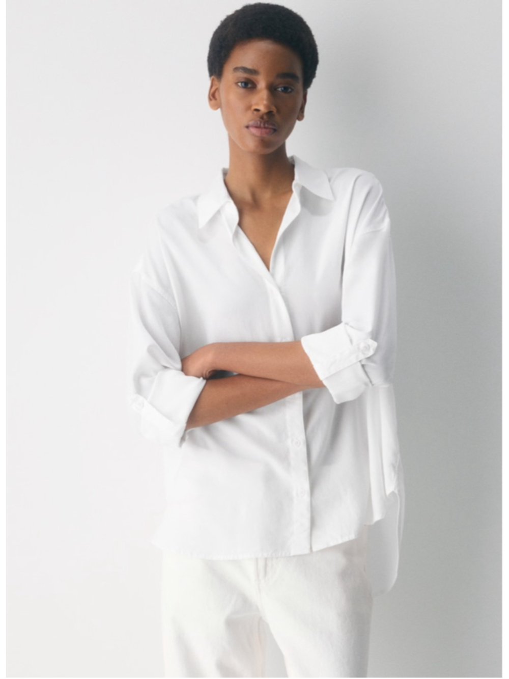 Babaton Archive Shirt White Size XS Aritzia